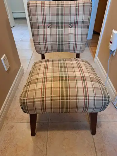 Plaid Accent Chair, View more