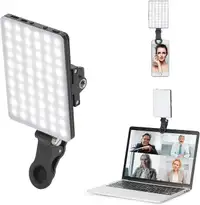 NEW 60 LED Rechargeable Fill Video Light w/clip (Newmowa)