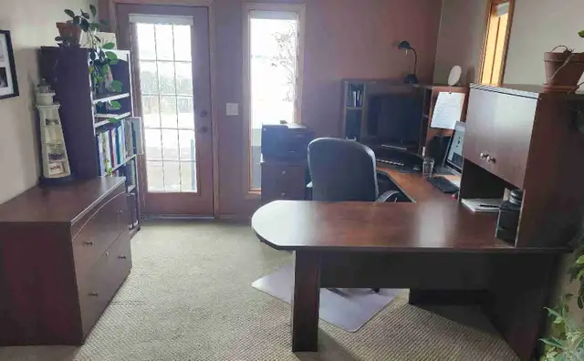 Large desk/filing cabinet/bookshelf