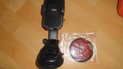 Support de téléphone portable pour auto complètement neuf couleur noir marque TOPK