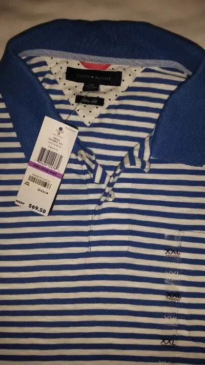 BRAND NEW WITH TAGS TOMMY HILFIGER XXL SLIM FIT POLO BRAND NEW