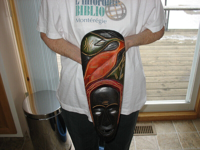 2 masques décoratifs dans Art et objets de collection  à Ouest de l’Île - Image 3