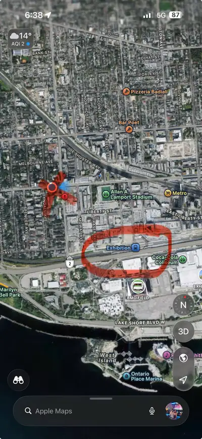2 BED - 1 BATH -FIFA DOWNTOWN RENTAL - 10 MIN FROM TORONTO FIELD, View more