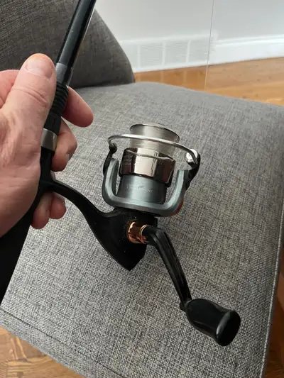 Fishing rod and reel, View more