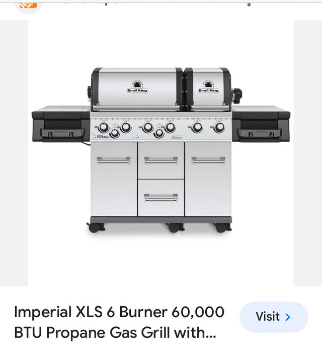 New Price !Broil King Imperial BBQ - LP - w Rotisserie and Cover in BBQs & Outdoor Cooking in Ottawa