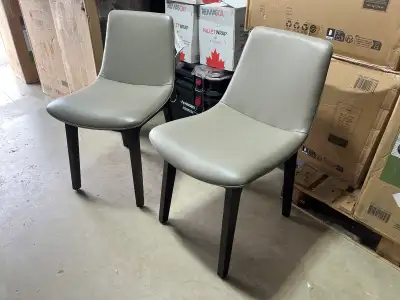 Aiden & Ivy 2 Dining Chairs  - Gray - NEW with minor damage, View more