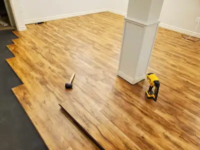 Laminate and Click Vinyl Flooring $1.50/sqft Hi, I am a professional flooring installer, expertised...