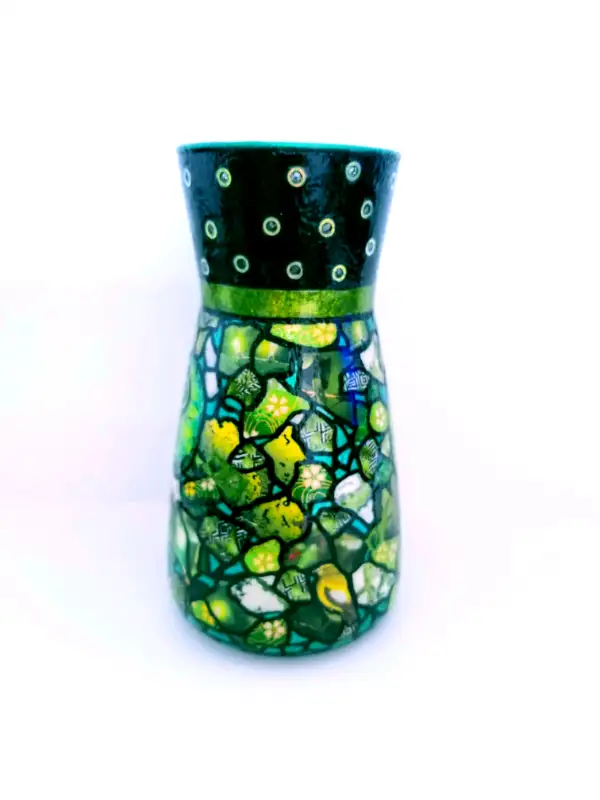 NEW! Handmade Glass Vase.62864365656835122