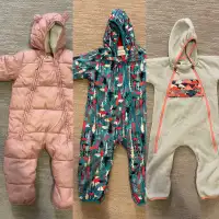 Baby/Toddler Girl Snowsuits