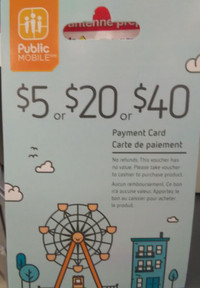 Public Mobile gift card exchange