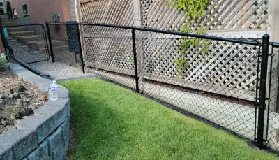 New chain link fence installations in Calgary Ab. I install residential chain link fence with commer...