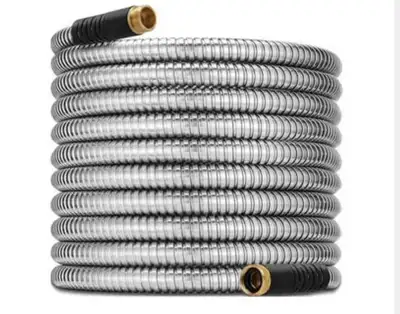 Stainless Steel Garden Hose - Kink-Proof!, View more