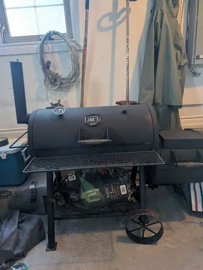 Oklahoma Joe's meat smoker, View more
