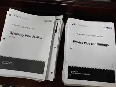 AIT Steamfitter-Pipefitter 1 Year & 2nd, ILM Modules Complete sets both years. 2nd year modules are...