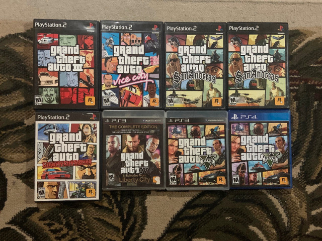 GRAND THEFT AUTO   GAMES | Playstation 2 / 3 / 4 in Toys & Games in Mississauga / Peel Region
