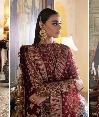 Red Bridal Party Wear Pakistani Lehnga, View more