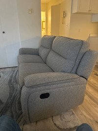 Dual reclining couch for sale