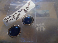 Vintage blue dot lenses for tail lamps ..... new old stock