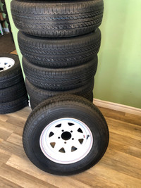 Sale!! New ST205/75R15 Tire/Steel Rim Combination!!