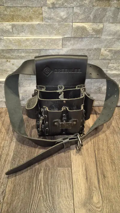 Greenlee Leather Tool Pouch, Heavy Duty, View more