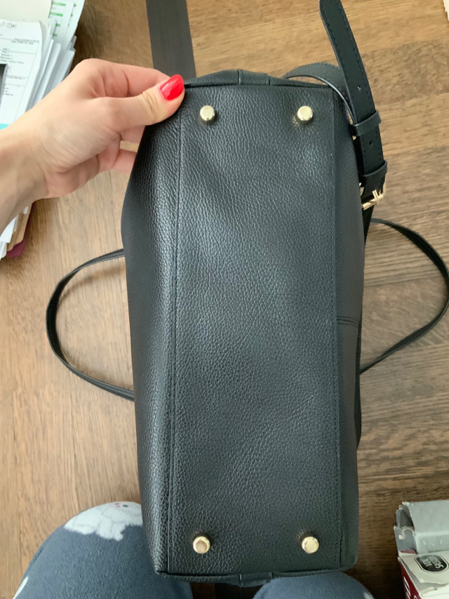 COACH Prairie Satchel Black Pebbled Leather Top Handle Purse  dans Femmes - Sacs et portefeuilles  à Ville de Toronto - Image 4