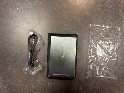 Portable storage for on-the-go: The compact and lightweight design of the external hard drive makes...