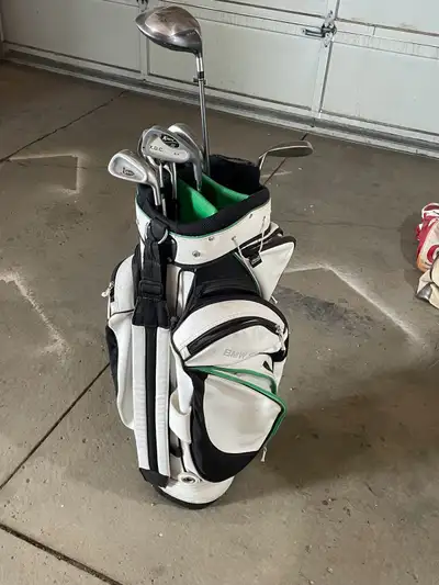 golf bag & clubs , View more