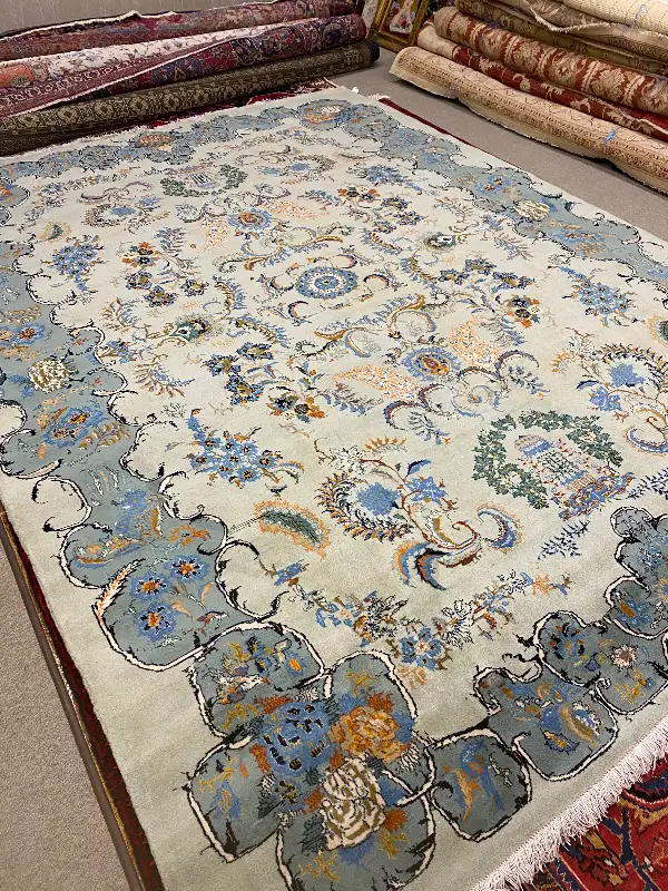 Persian Kashan fine large handmade rug (Iran) in Rugs, Carpets & Runners in Markham / York Region - Image 3
