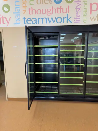 Commercial glass door display refrigerators for sale. Great for restaurants, convenience stores, gro...