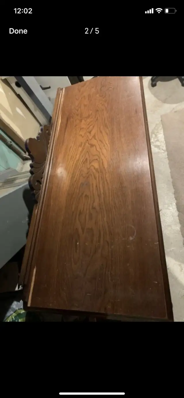 1900’s, 1910, 1920, 1930, 1940 vintage  buffet table and hutch in Hutches & Display Cabinets in Mississauga / Peel Region - Image 4