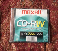 Maxell CD-RW  700MB sealed