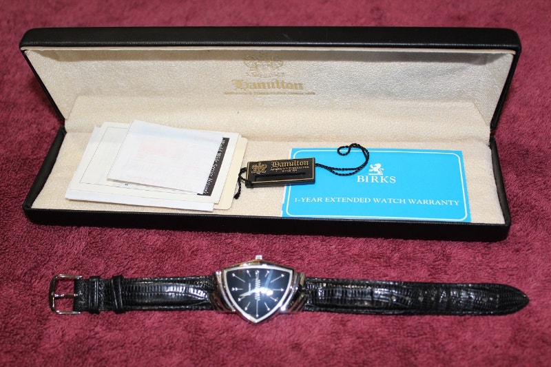 Men in Black Hamilton Ventura Watch Worn 6 Times on Ocassion