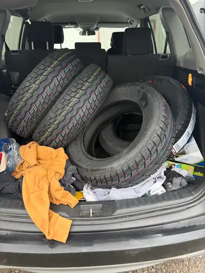 I bought these tires brand new never been touched or installed, was for a friend but they don’t need...