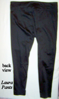 BLACK DRESS PANTS, BY LAURA size 12