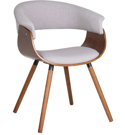 HOLT ACCENT AND DINING/LOUNGE CHAIR IN GREY AND WALNUT, View more