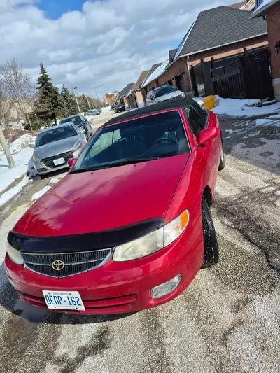 Toyota camry solara convertable,2001 , Red,155,000km,great condition