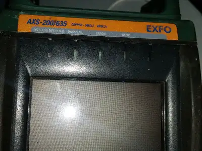 EXFO AXS-200/635 SharpTester Copper VDSL2 ADSL2+. many units tons of other test equipment also 514-8...