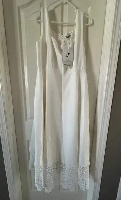 Brand new Fehaute White Lace Maxi Dress, View more