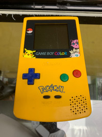 Game boy colour pikachu edition 