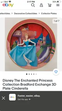 Disney The Enchanted Princess 3D Plate