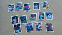 Carte Baseball  lot 14 cartes Fleer Star Stickers 1984 (060422-4