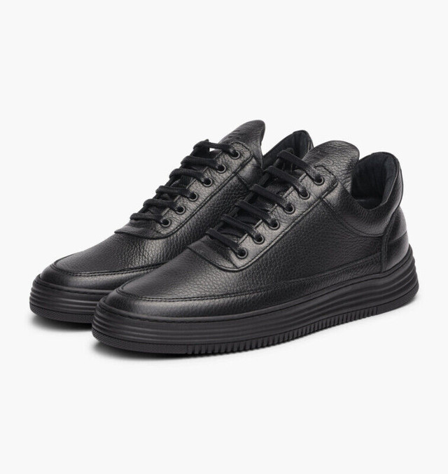 Filling Pieces Black Leather Sneakers Size 11 (44 IT) in Men's Shoes in City of Toronto
