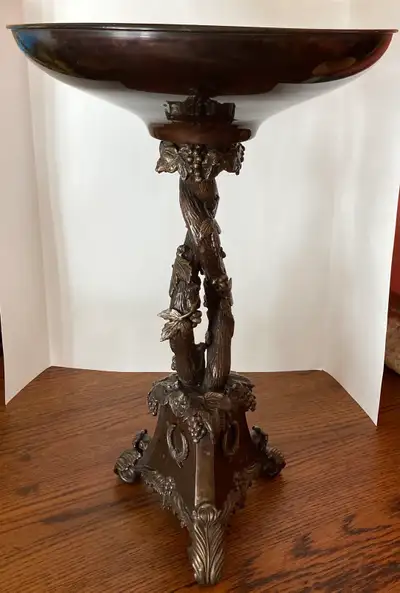 Antique French Silvered Bronze Table Centerpiece, View more