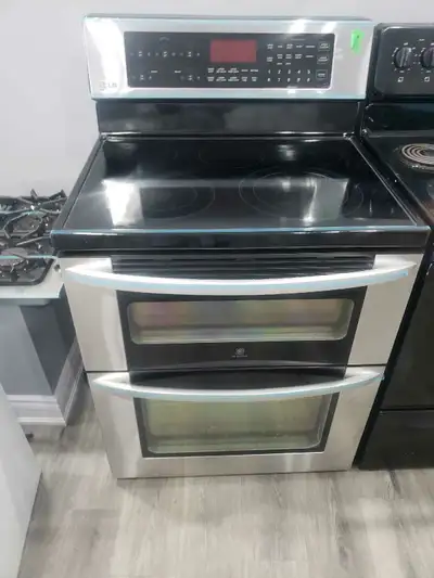 LG 30 W FREESTANDING DOUBLE STOVE RANGE OVEN, View more