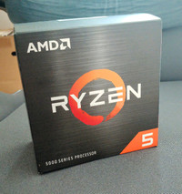 AMD Ryzen 5 5500 CPU with Wraith Stealth Cooler (never-used,$90)