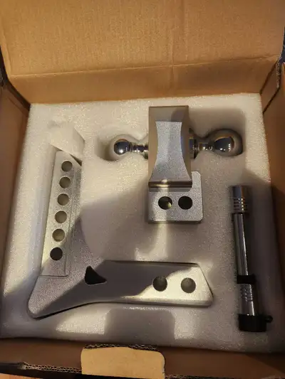 Brand New Hitch , Inch Drop  / Rise with Locking Pin , View more