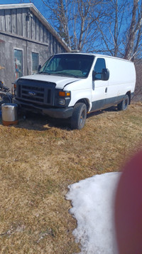 For Sale 2010 Ford F- 350 Van with papers  Running New Motor