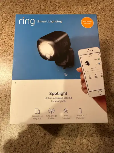 Ring Smart Lighting Spotlight - NEW, View more