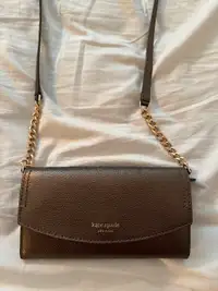 Kate Spade sac pochette bronze/ Kate Spade bronze clutch bag