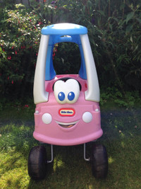 Little Tikes Princess Cozy Coupe Car & Step 2 Push Around Buggy